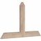 Ekena Millwork Portland Smooth Timber Gable Bracket, Douglas Fir, 36"W x 23"H x 1 1/2"D x 3 1/2"F, 15/12 Pitch GBW036X23X0204POR00SDF - alternate 4